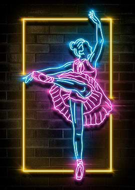 BALLET NEON SIGN ART