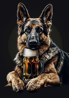 German Shepherd Beer