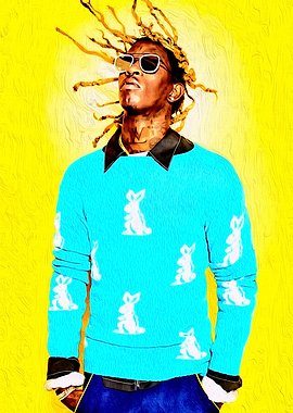 Young Thug painting