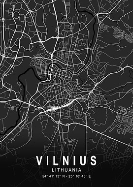 Vilnius Dark Map