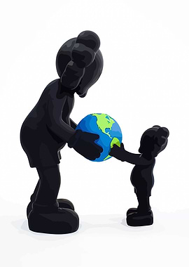 Kaws Globe