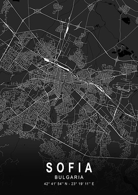 Sofia Dark Map