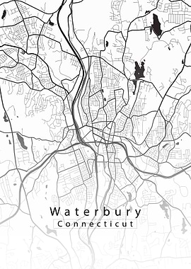 Waterbury Connecticut Map