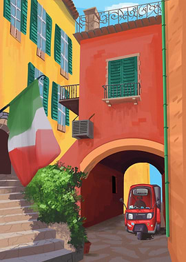 Ruelle pittoresque Italie