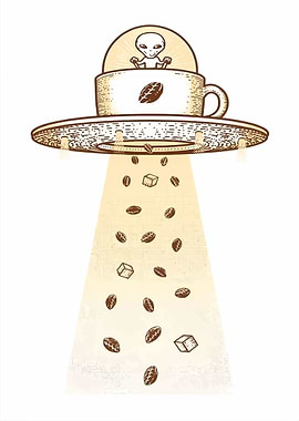 alien coffee ufo