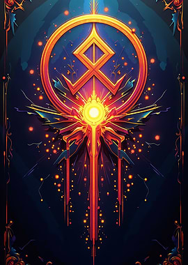 Glowing Mysterious Symbol