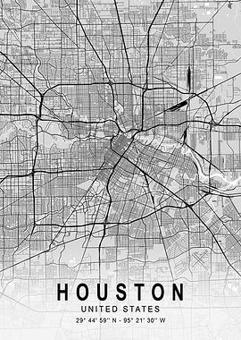 Houston Light Map