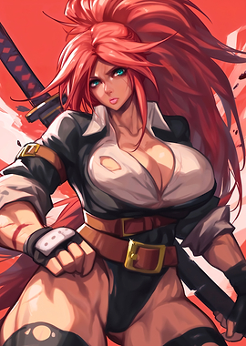 Sexy Redhead Samurai
