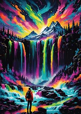 Magical night painting