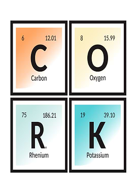 Cork Periodic Table