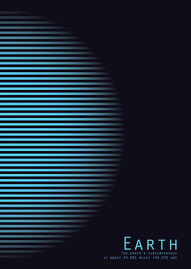 Optical illusion Earth