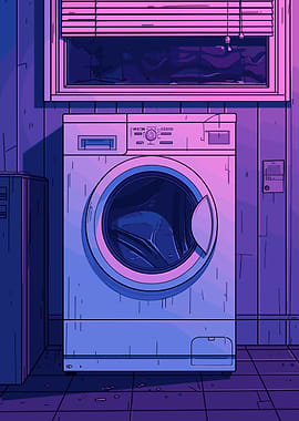 Washing Machine Retro