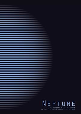 Optical illusion Neptune