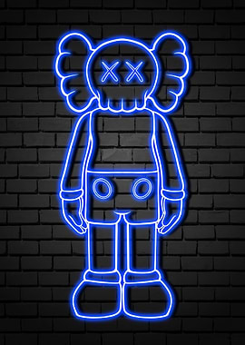 Neon kaws