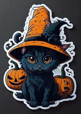 Cute Halloween Cat