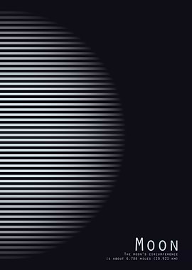 Optical illusion Moon