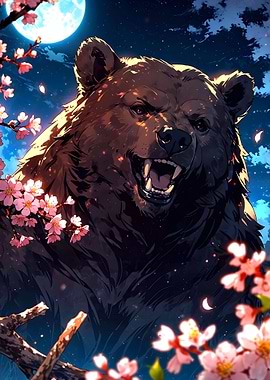 Furious Bear Cherry Moon