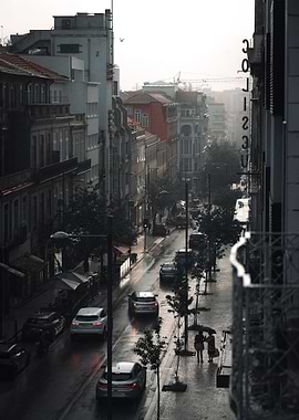 Moody Balcony View Porto