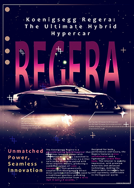 Koenigsegg Regera Car Art