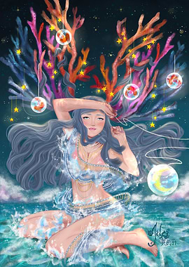 The Moon and the Sea