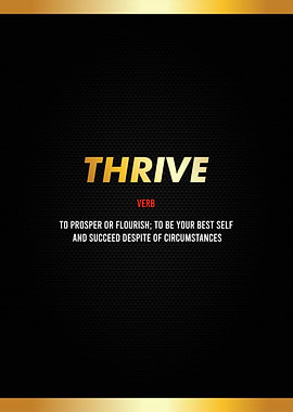 thrive definition textart