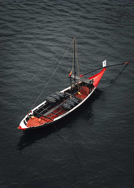 Boat in Douro River Porto