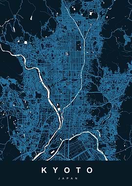MAP KYOTO JAPAN