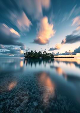 Tuamotu Island Sunset