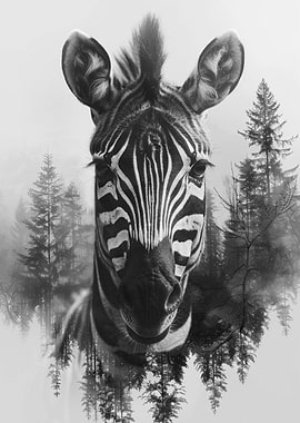 Zebra portrait