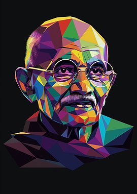 Mahatma Gandhi Pop Art