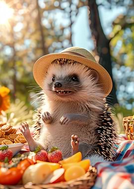 Hedgehog picknick