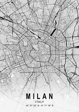 Milan Light Map