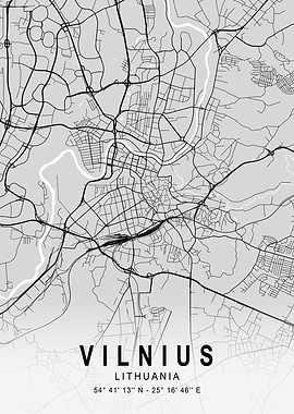 Vilnius Light Map
