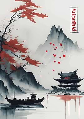 japanese landscape Art