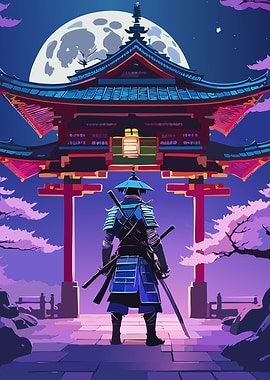 Samurai Under Moonlight