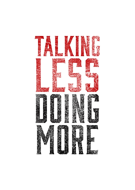 Talking Less poster