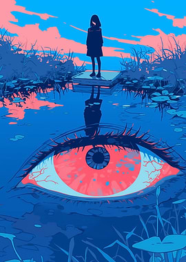 Surreal Eye Landscape