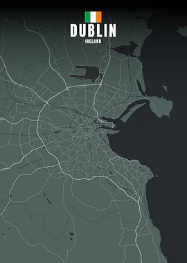 Dublin Ireland Map