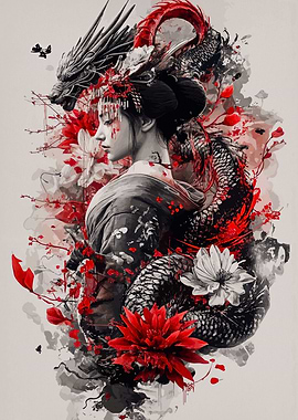 Geisha dragons