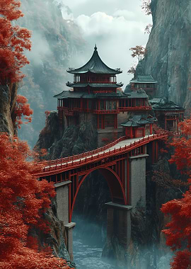 Red Bridge to Pagoda