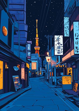 Tokyo Night Street