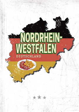 North Rhine Westphalia Map