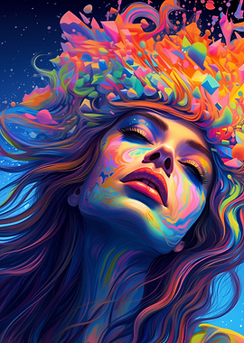 Psychedelic Girl No2