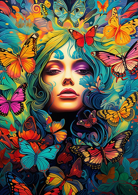 Psychedelic Butterflies 4