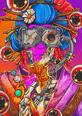 Cyberpunk Geisha