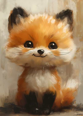Cute Cartoon Fox