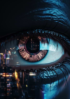 Futuristic Cybernetic Eye