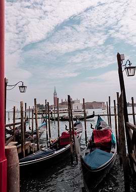 Gondolas in Venice