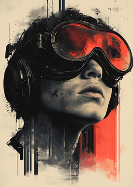 Cyberpunk Goggles Portrait