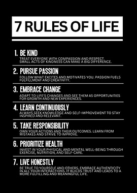 Rules Of Life
